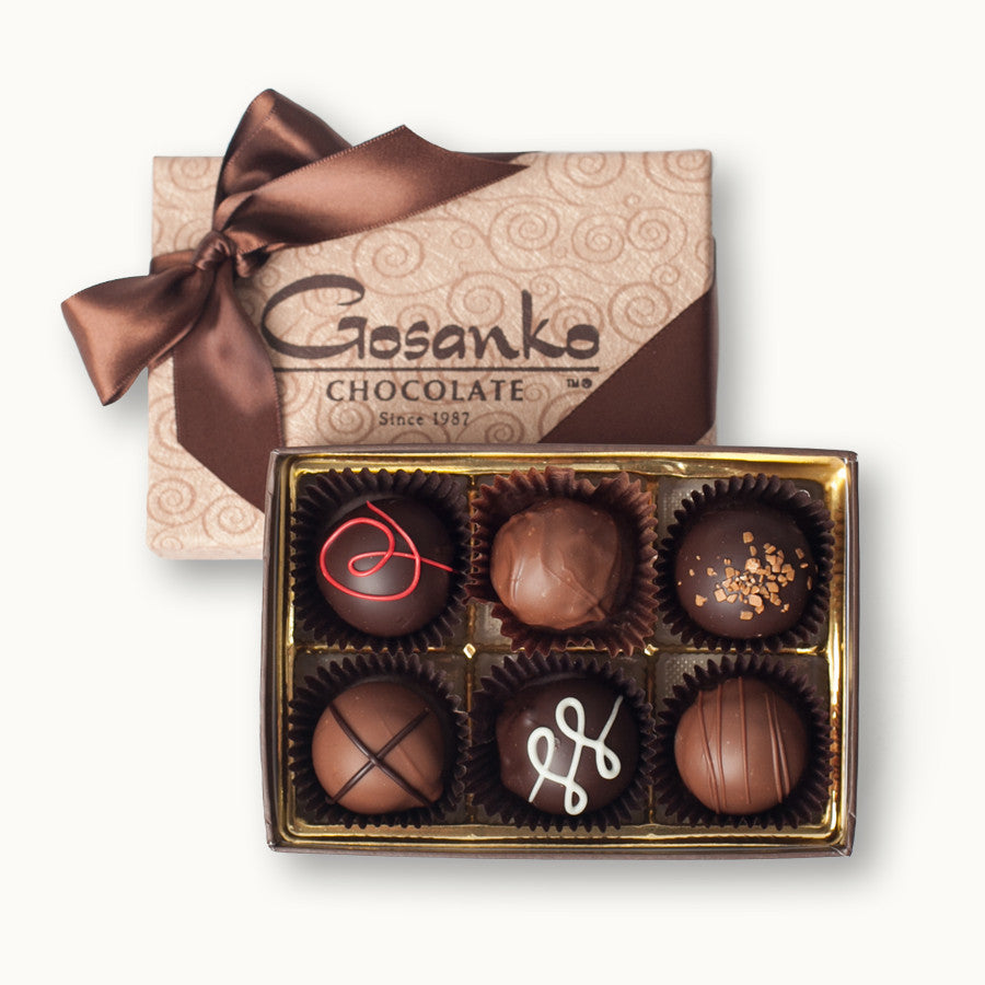 Choco-holic Truffle Box of 12 – Gosanko Chocolate