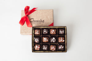 Peppermint Caramels Box of 12